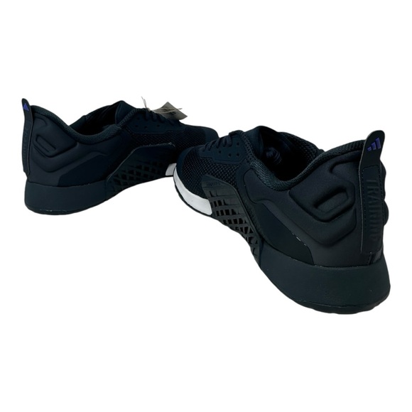 Adidas Men’s Dropset 3 Performance Training Sneaker IH8362 Black/Blue Size 14 - Picture 8 of 11